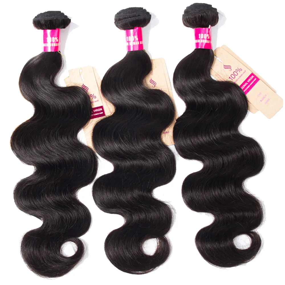 8A Remy Brazilian Virgin Hair Body Wave Straight With 360 Full Lace Closure 8A Brazilian Peruvian Malaysian Indian Human Hair We8487335