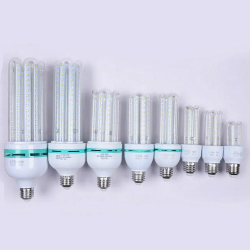 2U 3U 4U LED Corn Light Bulbo SMD2835 3W5W / 7W / 9W / 12W / 16W / 23W / 30W E27 360 gradi 110 V 220 V LED lampadina