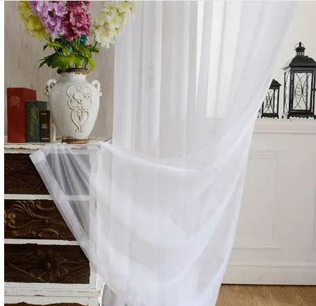 Mantovane Per Finestre Bianche - 119x58 Cm, Con Perline Di Cristallo, Tenda Decorativa - Foto 12