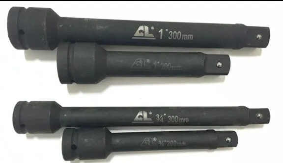 Nowy Pneumatyczny Klucz Rozszerzenie Pistolet Ręk 1 cal 3/4 cal 1/2 calowy Bitów Shank Router Adapter Converter Rod Rozszerzeniowy Uniwersalny
