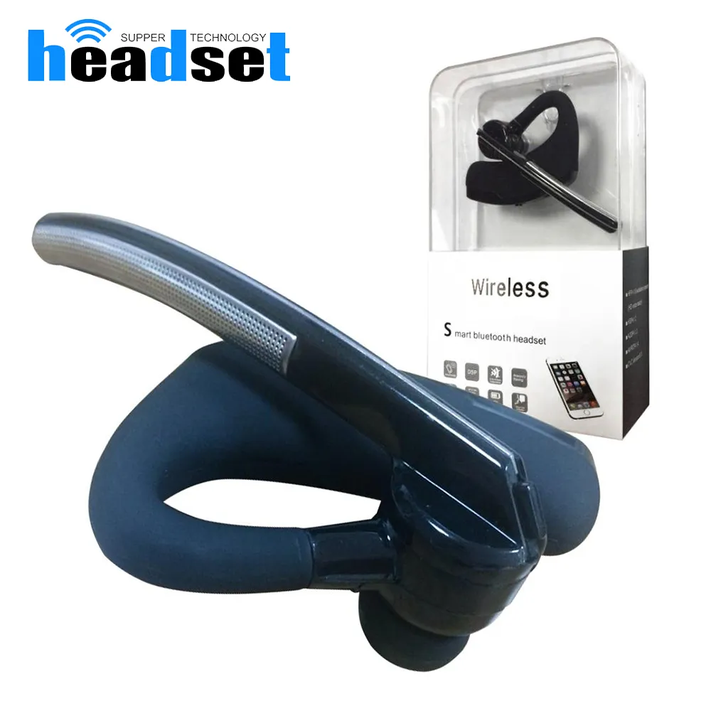 Écouteurs stéréo de haute qualité de casque d'écouteur de Bluetooth avec le micro Écouteur universel de voix de sans fil avec le paquet de boîte