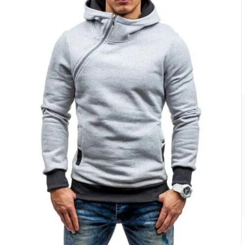 2019 Fashion Hoodies Men Sudaderas Hombre Hip Hop Mens Brand Solid