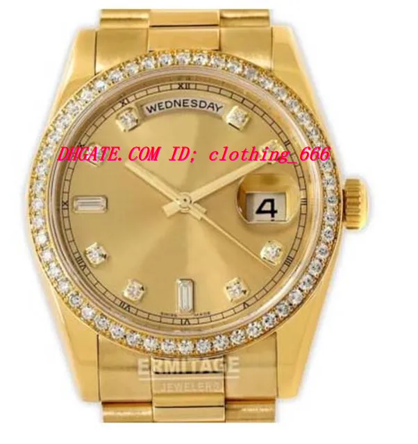 Luxury Watch Men Unworn Watch Stainless Steel Bracelet 118348 39mm Mechanical Automatic Fashion Men's WatchS Wristwatch