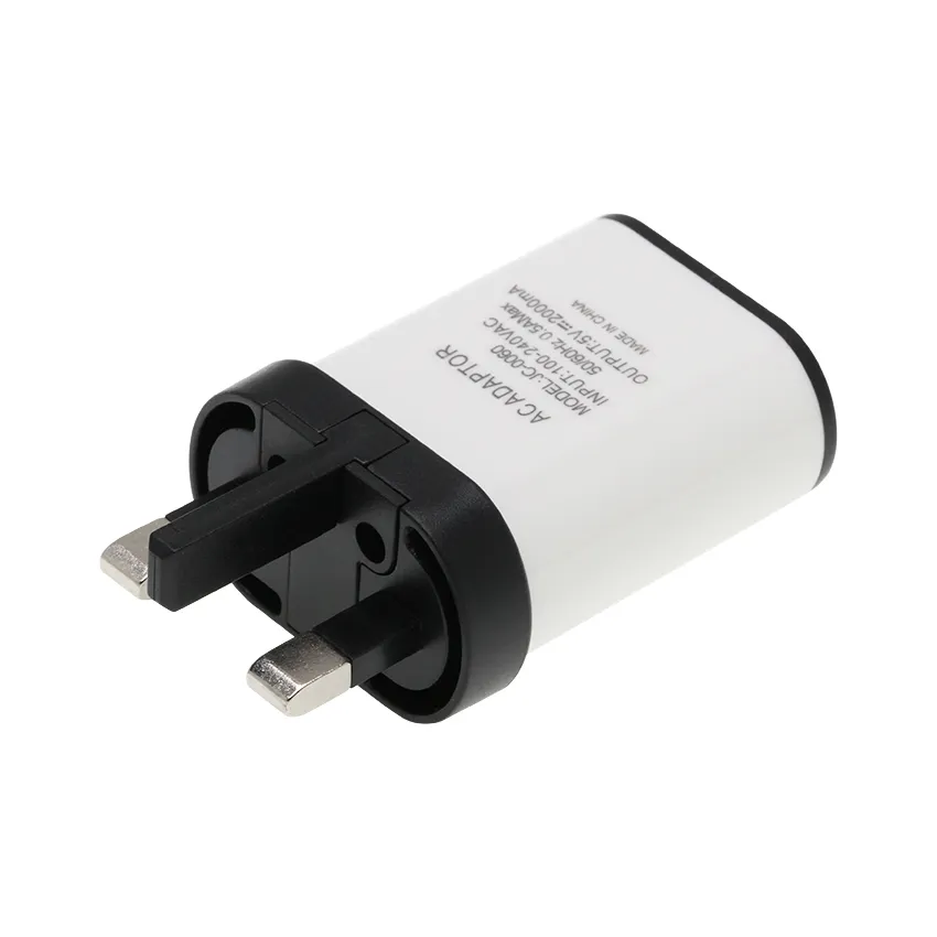 Adattatore di alimentazione da viaggio da parete per telefono cellulare USB caricabatterie rapido USB di alta qualità 5V 2A per iPhone 6 6s 7 Plus Samsung Xiaomi 150 pz / lotto