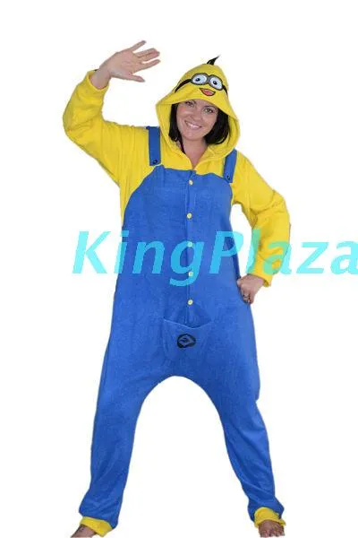 Cosplay Cattivissimo un occhio bocca giallo One Piece Pigiama Tutina Costume adulto unisex Jorge Pigiama Pigiama Cartoon Animals Costum254Z