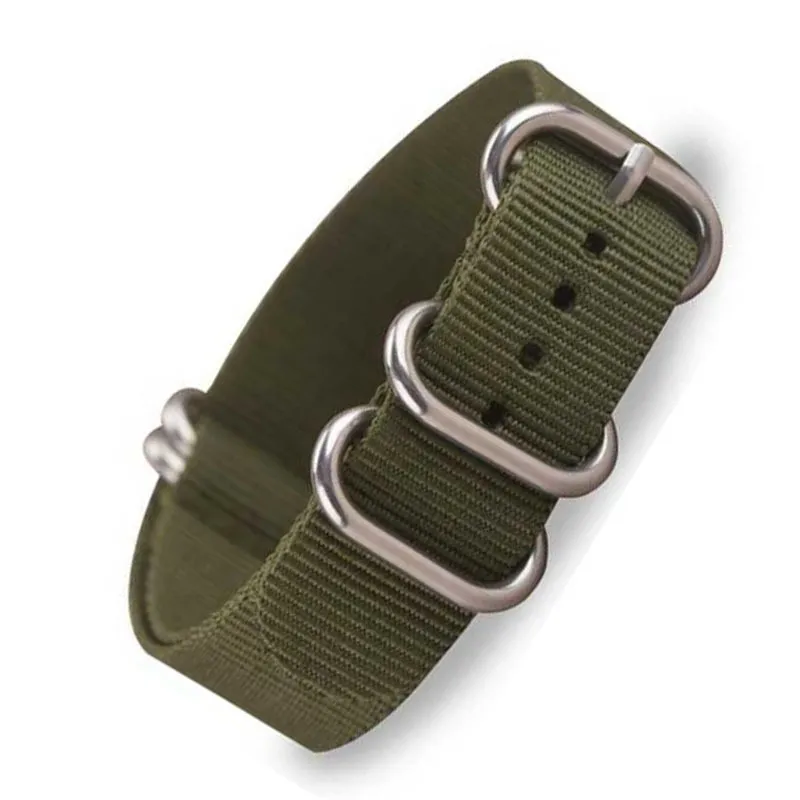 Universal Nylon Canvas Woven Replacement Strap Slang For Sports ZULU Width, 18MM 24MM From