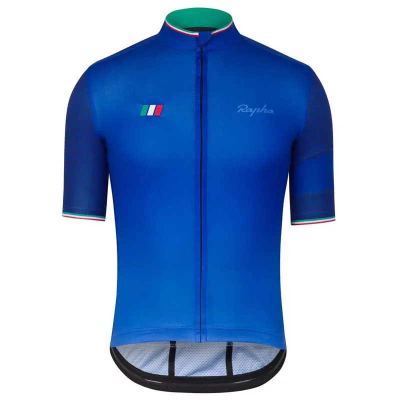 Maglia da ciclismo da uomo RAPHA Team Summer Maillot Abbigliamento da corsa su strada Camicie a maniche corte traspiranti Magliette da bicicletta per esterni S21033150