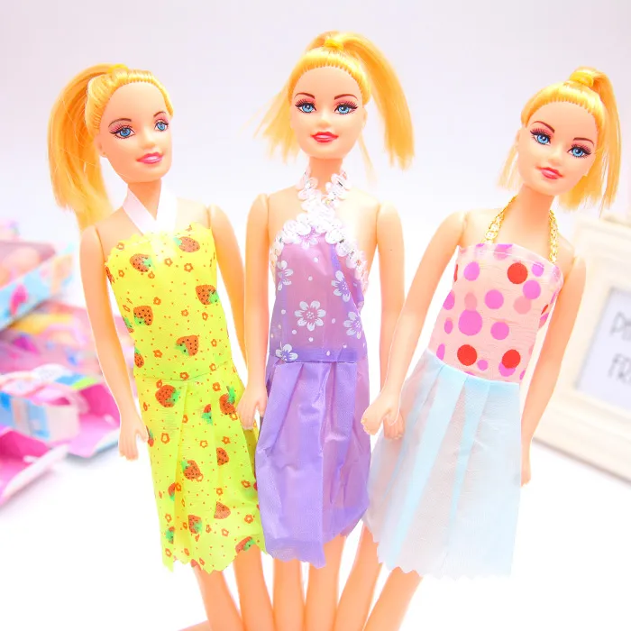 6 Pack Kids Toys for Girls Creative Small Dolls Wholesale Shopping Gift
