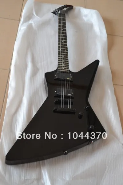 Toda a mais nova guitarra elétrica estilo Explorer K preta es 0124177306