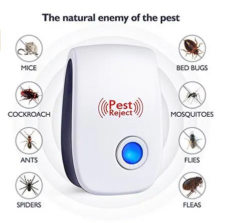 2018 Ultrasonic Pest Repeller & Mouse Repeller Plug in Pest Control - Pest Repellent & Mosquito Repellent for Mice,Rat,Bug,Bedbug,Spider