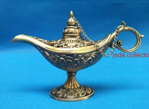 Gravura em bronze Aladdins lâmpada bela Arab TDP
