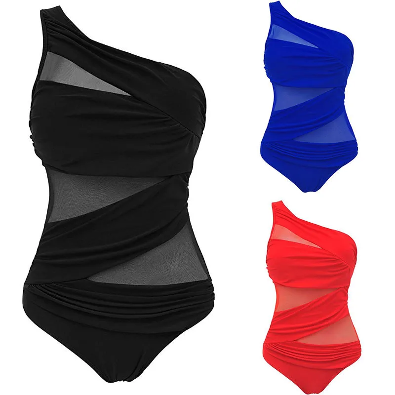 M-4XL Sexy Badeanzug 2018 Frauen Top Plus Size Bademode 3XL 4XL Push Up Badeanzug Damen Monokini Schwimmen Anzug