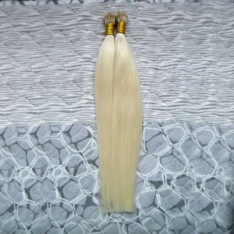 613 Blonde Maagd Haar Micro Nano Loop Ring Haar 100G 7A 100% Remy Haar Straight Micro Loop Braziliaanse 100 stks Nano Rings Kralen