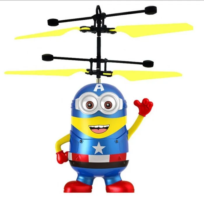 DHL RC Helicopter Drone Kids Toys Flying Ball Aircraft LED FLASHING Light Up Toy Induction Electric Sensor for Children7746916