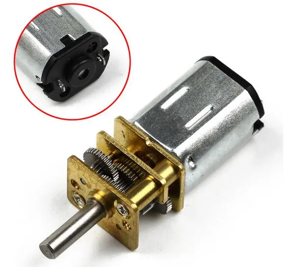 1PCS Elektrische mini DC -randmotor N20 30/600/1000/1200 tpm DC3/6/12V Micro vertraging versnellingsmotoren voor autorobotmodel