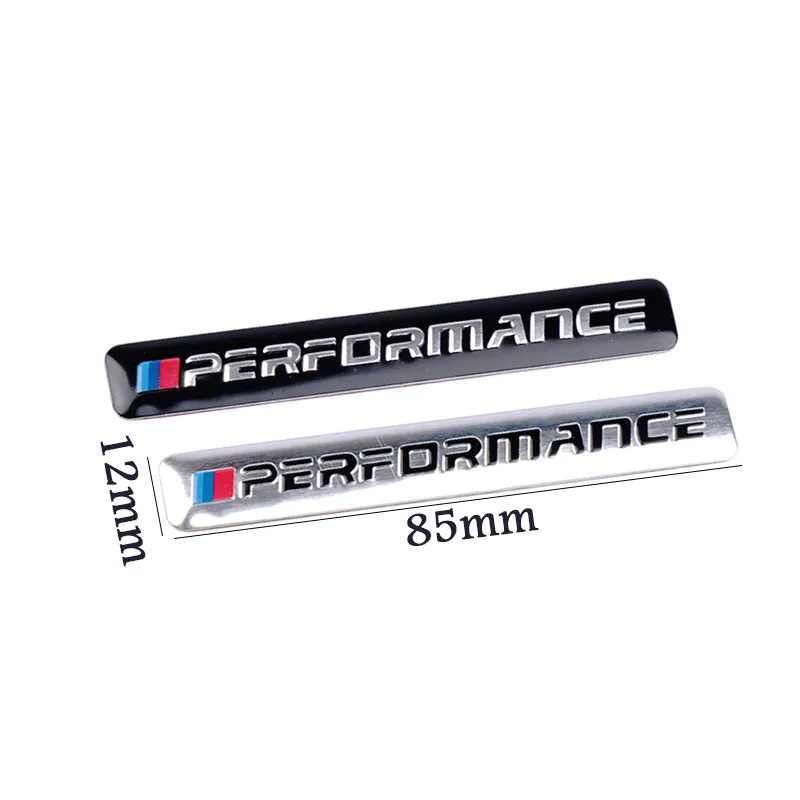 New Performance Motorsport Metal Logo Car Sticker Aluminium Emblem Badge لـ BMW E34 E36 E53 E60 E90 F10 F30 M3 M5 M6