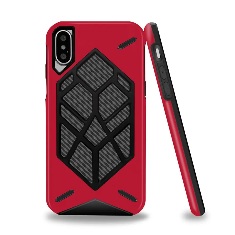 Coque 2 en 1 Slim Defender Armor Coque rigide en TPU souple pour iPhone 11Pro Max X XS Max XR 8 7 6S Plus Samsung S9 Plus