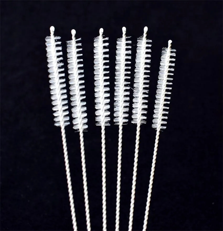 DHL Nylon Straw Feeding bottle Cleaners Stainless steel Cleaning Brush Drinking Pipe Cleaners 175 mm Long