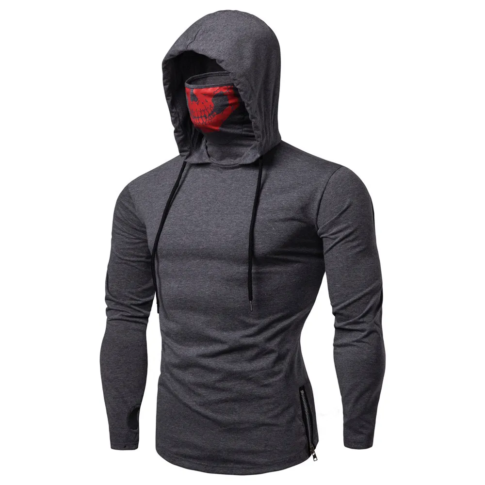 Sleeve masked online hoodie