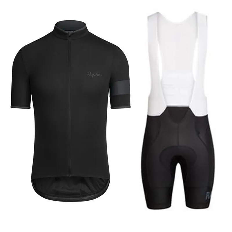 RAPHA team Cycling Short Sleeves jersey bib shorts sets 2018 Hot Sale new summer Breathable quick-dry MTB bike ropa ciclismo men C1721