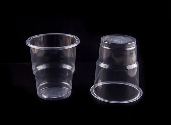Groothandel-100 stks / partij Party Disposable Hard Plastic Drinkbeker 170ml Jeey Shot Glass Clear Wine Cups Fit Wedding Event