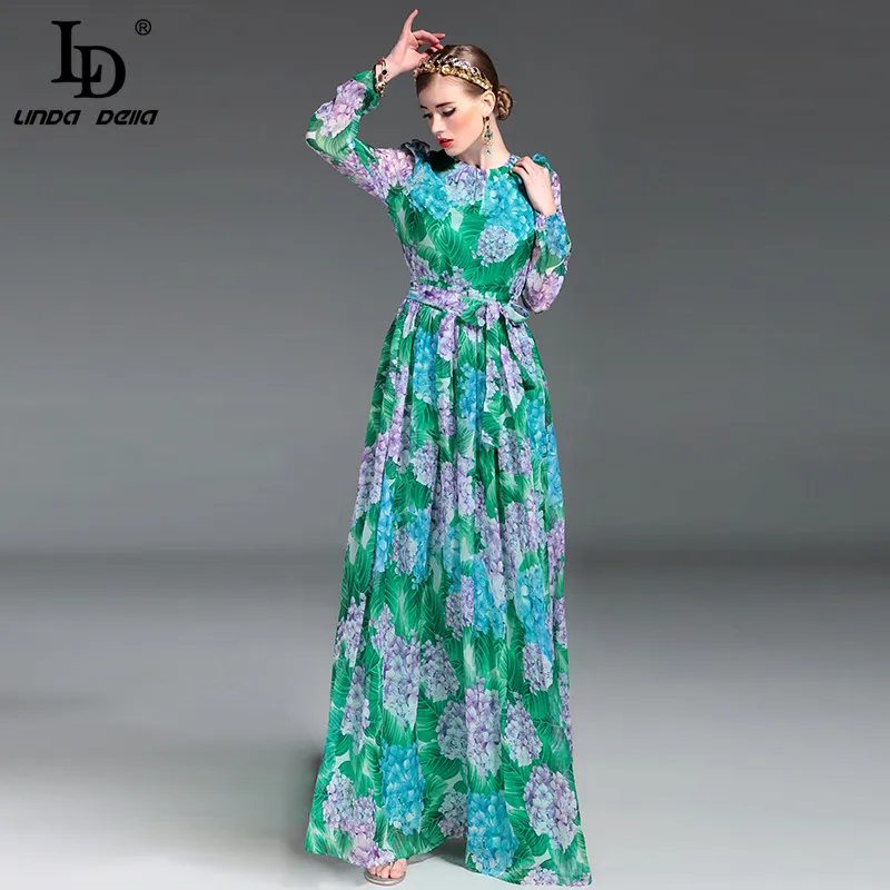Long Sleeve Boho Maxi Dress Floor-Length Floral Print Summer Casual Dress  from Dhgate Urban Sexy Dresses - price 59.34