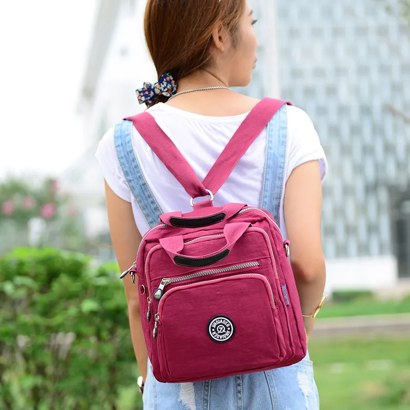 New leisure backpack sports backpack bag multi-function charging contracted students travel camera bag