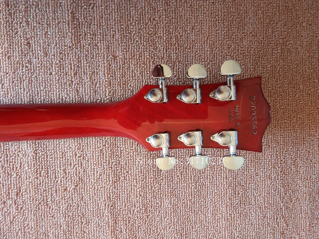 Sunburst Ace Frehley Mahogany Body Electric Guitar China Guitar9719110