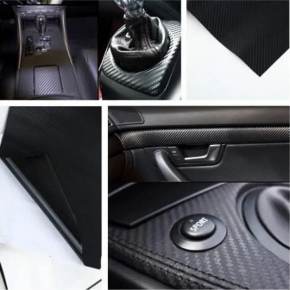 127CM20CM 3D Color Modification Film Car Interior Whole Vehicle Color Change Paste Carbon Fiber Color Change Sticker5393218