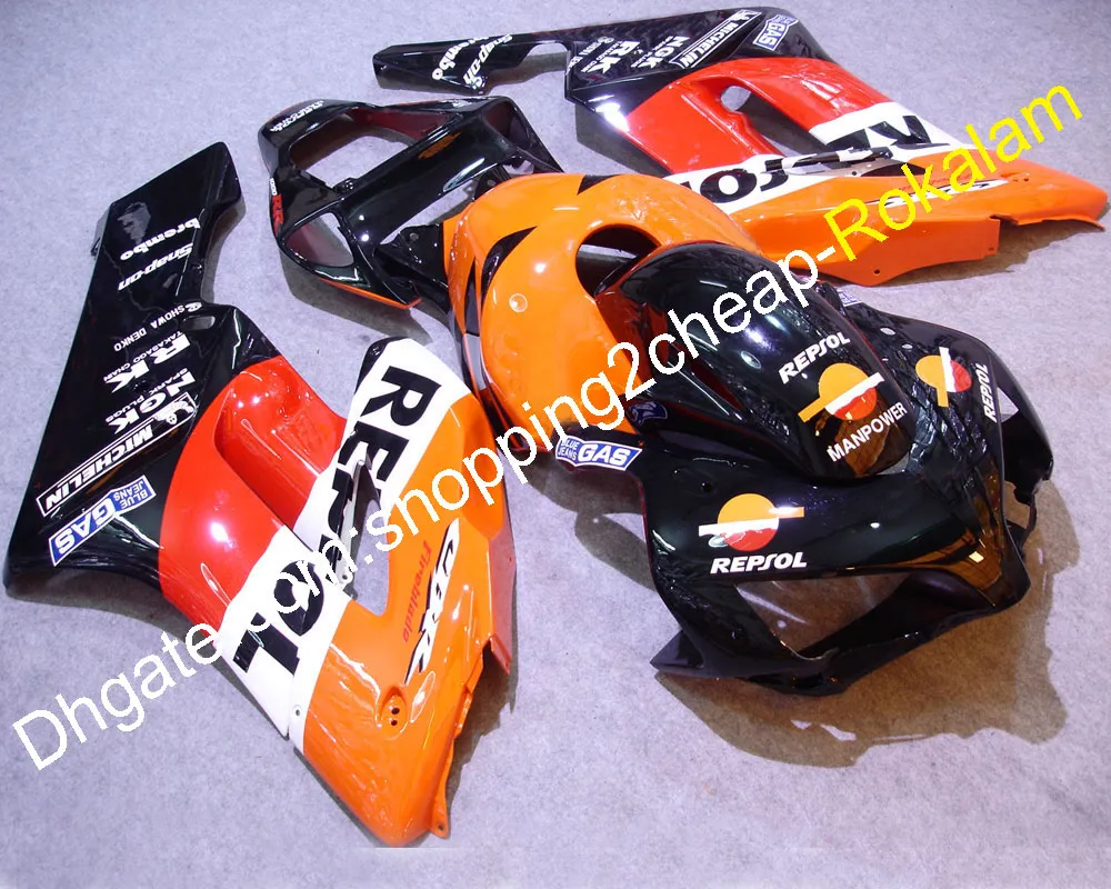 Injection Molded Red Motorcycle Fairings Kit For 2004 2005 Honda