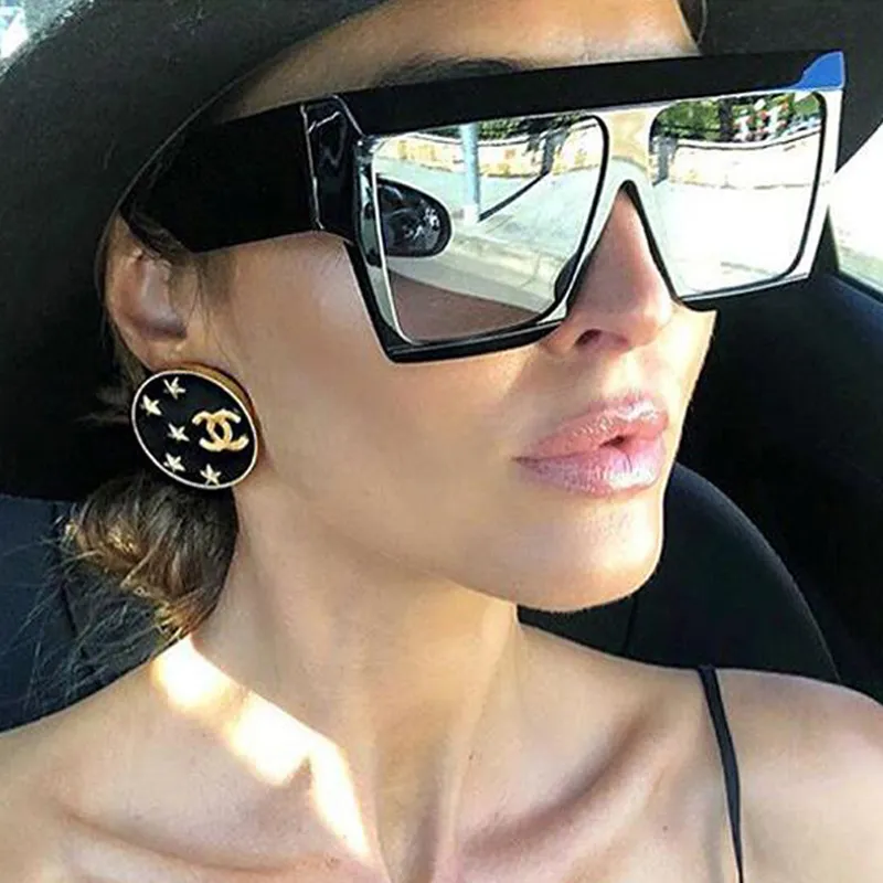 Women Men Tops Square Sunglasses Big Frame Square Lense Sun Glasses Womens Mens Fashion Vintage Sunglasses Eyewear5373154212i