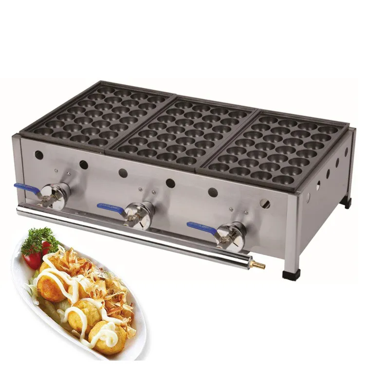 wholesale Qihang_top Commercial Use LPG Gas Japanese Octopus Fish Ball Takoyaki Maker Machine Industrial Takoyaki Making Machines