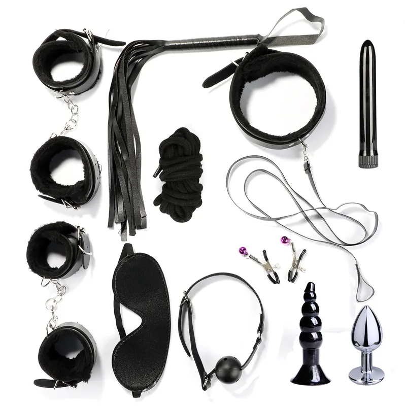 Sex Toys For Couples Bondage Vibrators Set Kit SM... From Gou06, $10.44