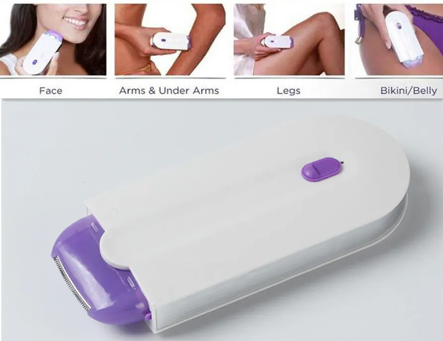 Hårborttagningsmaskin Kvinnor Lady smärta gratis epilation Set Sense-Light Bikini Legs Arm Face Body Facial Hair Remover Rechargeble Epilat9421274