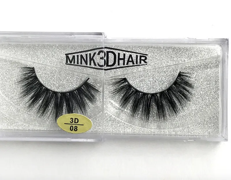 12 styles Selling 100% Real Siberian 3D Mink Full Strip False Eyelash Long Individual Eyelashes Mink Lashes Extension free DHL