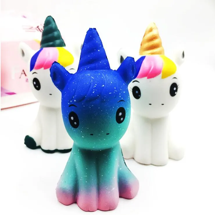 Милая красота Kawaii Squishies Horse Squishy Unicorn Медленные Растущие Садовы Игрушечные Взрослые Управляют Стресс Трехожая Кабинета Игрушки Подарок Бесплатная Доставка