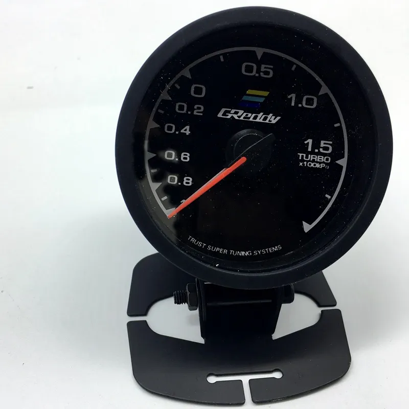 Universal 52mm Digital LED Boost Gauge - 7 Color Turbo Pressure Meter 0-30 PSI