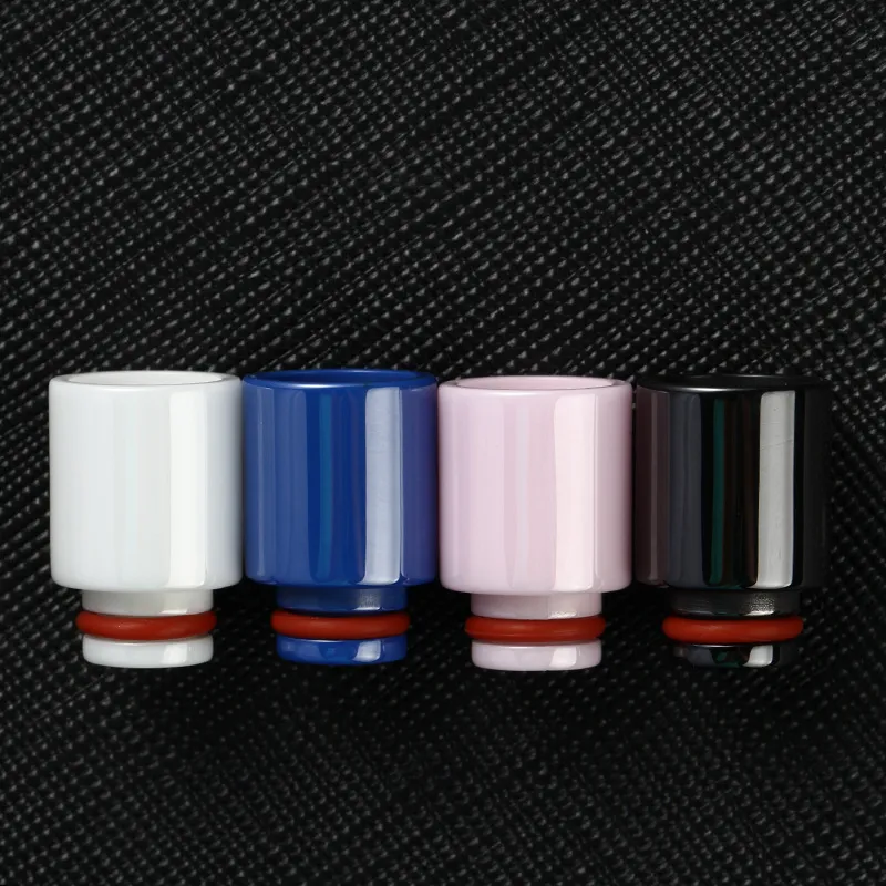 Newest Wide Bore Ceramic Zircon Drip Tip Zirconia Mouthpieces Fit 510 Thread RDA RBA RTA Tank 