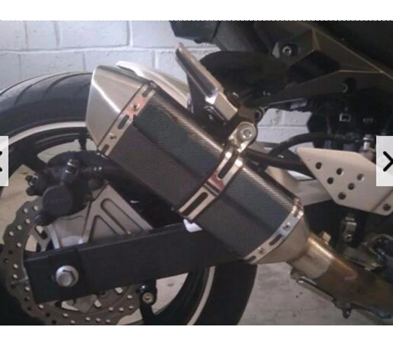 Tkosmracing Universal Akrapovic Motosiklet Egzersiz Kaçış Çıkarılabilir DB Killer GY6 CBR125 CB400 CB600 YZF3821220