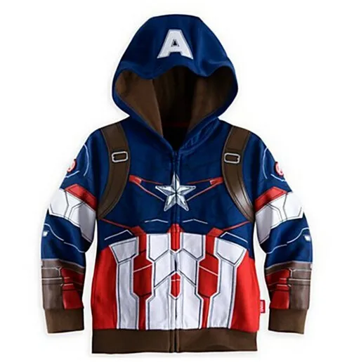 2016 spring and autumn new children39s coat European and American fashion boys hooded jacket Superman modeling4386101