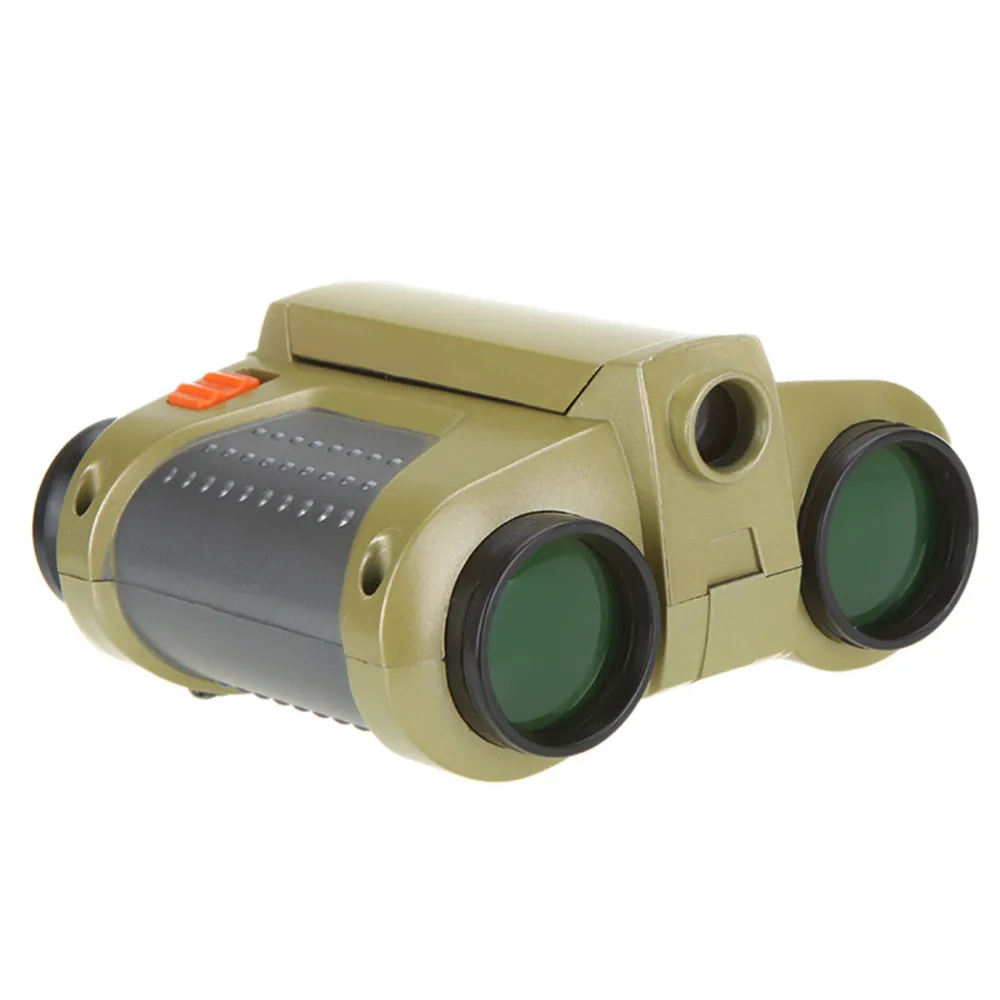 4x30 crianças binóculos Visão noturna Telescópio pop -up Light Night Vision Scope Binoculares Novidade para brindes de garoto presentes com GIF7528626