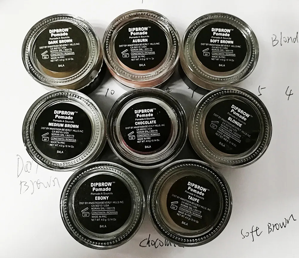 2018 wenkbrauw crème pomade medium bruin waterdichte make-up wenkbrauw 4G blonde chocolade donkerbruin ebony kasturn medium bruin Talpe + geschenk