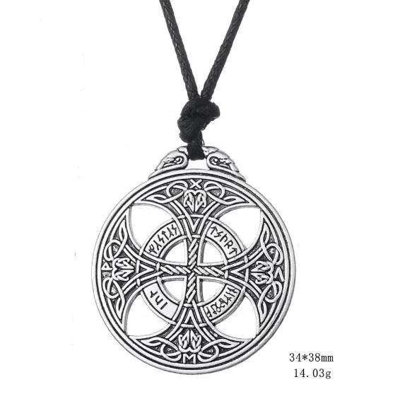 DHL Viking Norse Grand Noeud Irlandais Rune Collier Géométrique Pirate Bijoux Corde Collier Égyptien Colliers pour Femmes