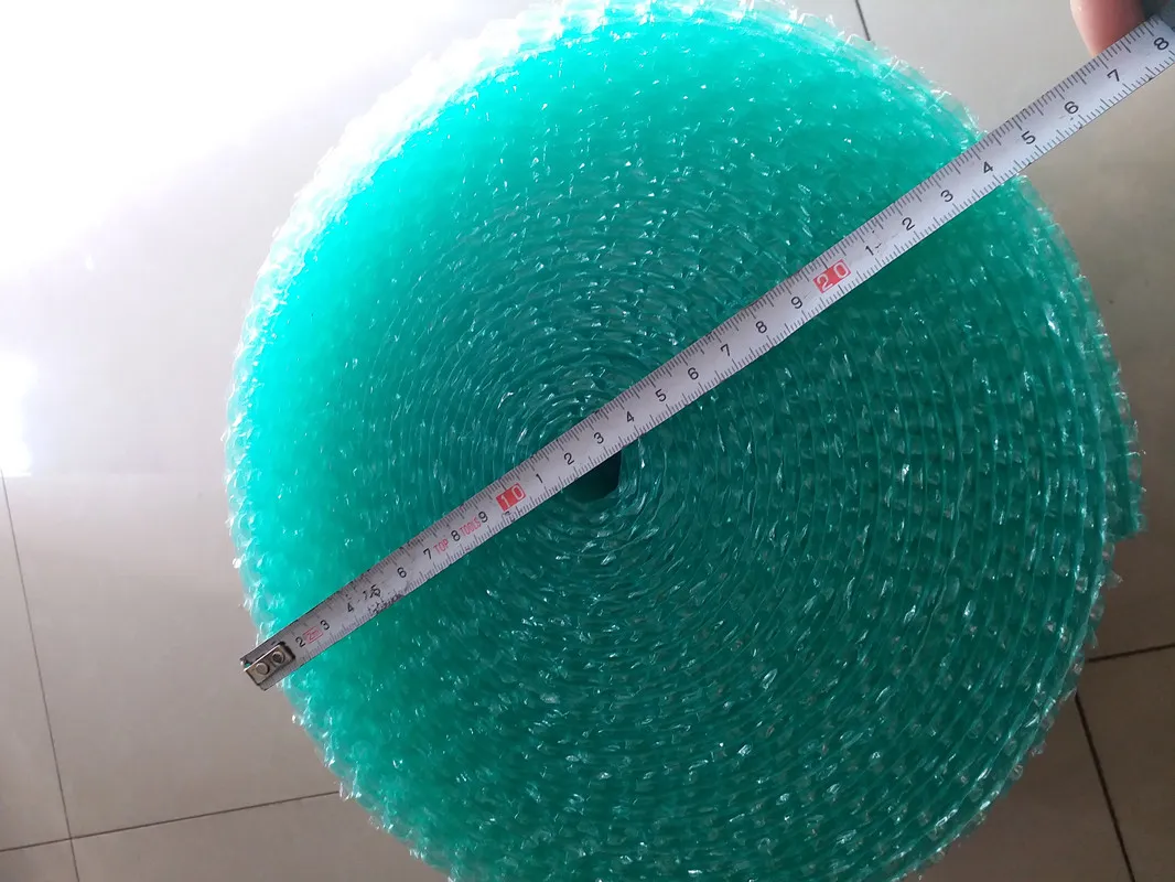 green color shrink pack Burbuja Cushion Bubble Roll wrap Polietileno Emballage Bulle Packing Film Materials Noppenfolie Verpakking