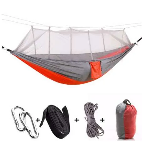 Ultralight Parachute Hammock Hunting Mosquito Net Double Person drop-shipping Outdoor Furniture Hammock