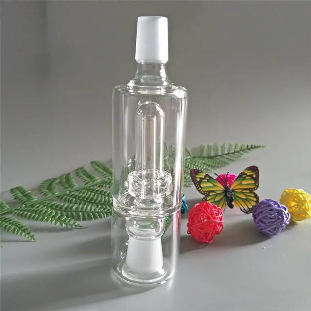 Glass Hookah 마우스 피스 Circ Style Perc를 가진 Vapexhale Hydratube는 Evo를 연결하여 부드럽고 풍부한 침투를 위해 채찍질 GM-003