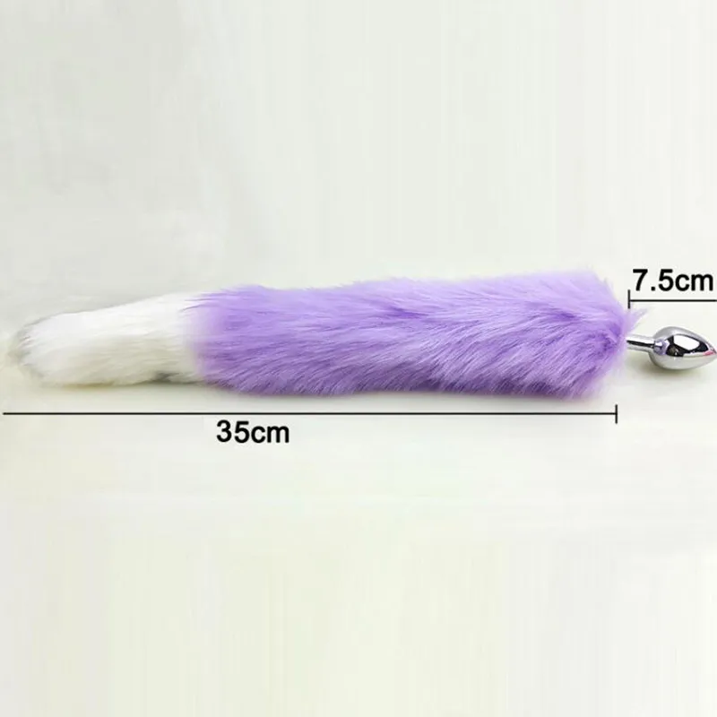 Metal Anal Plug with Long Faux Fox Tail Unisex Erotic Toy by TSY from  Dhgate Anal Toys