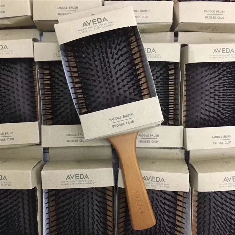 Una spazzola da paddle AVEDA di alta qualità Brosse Club massaggiatore spazzola per capelli pettine previene la tricomadesi dei capelli SAC302d