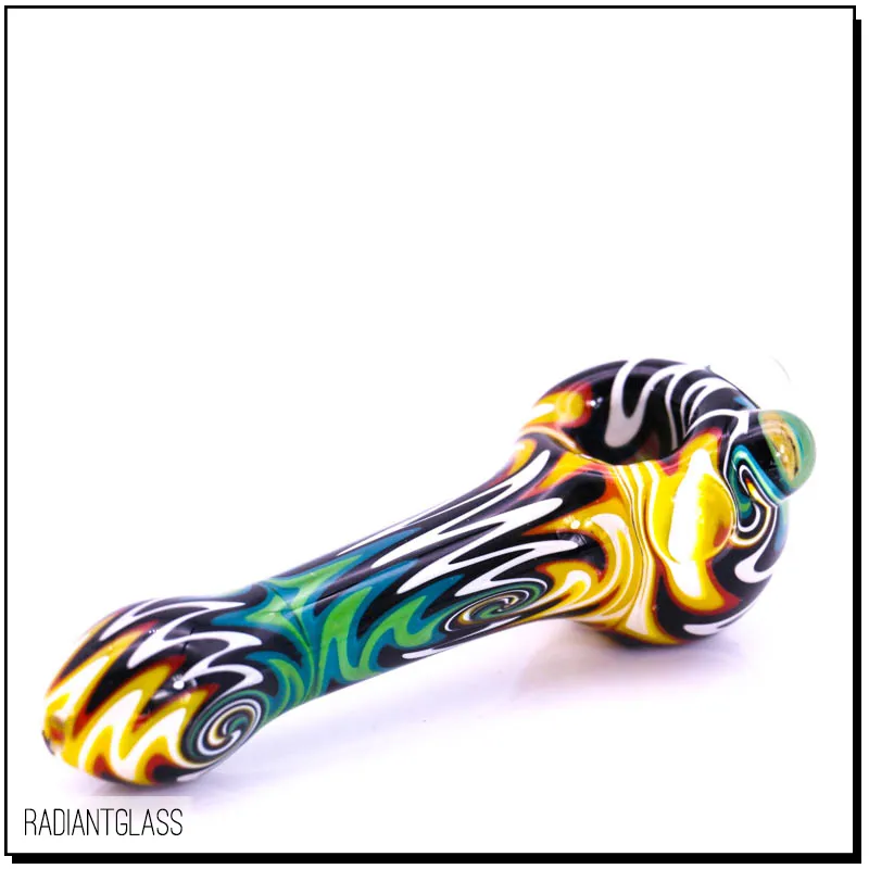 5quot colorfull handmake tobacco pipe marble glass pipes for smoking with great 215O5478946