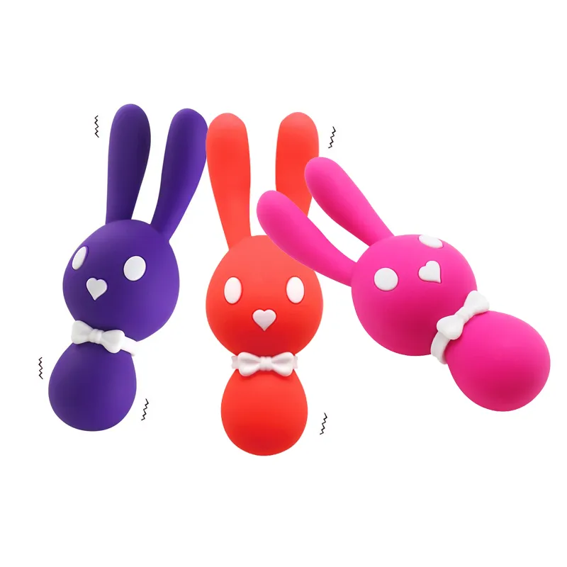 10 Vitesse USB De Charge Lapin Oeuf Vibrant G-spot Mamelon Clitoris Stimulateur Massage Vibrateur Masturbation Adulte Sex Toys A3 Y18102605